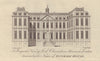 Lord Clarendon's House in London, Dunkirk House. GENTS MAG 1789 old print