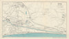 HYTHE vintage tourist town city resort plan. Kent. WARD LOCK 1924 old map