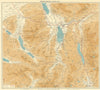 ENGLISH LAKE DISTRICT. Derwentwater Scafell Keswick Grasmere WARD LOCK 1938 map