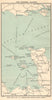 Ferry routes to the CHANNEL ISLANDS. Jersey Guernsey. WARD LOCK 1911 old map