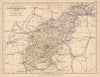 NORTHAMPTONSHIRE. County map. Railways canals. Constituencies. PHILIP 1885