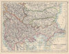 TURKEY IN EUROPE & BULGARIA. Rumili East Rumelia Balkans. JOHNSTON 1901 map