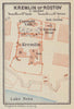 Kremlin of Rostov ground plan. Russia. VERY SMALL. BAEDEKER 1914 old map