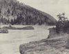Kootenai Falls, Libby, Montana. STODDARD 1895 old antique print picture