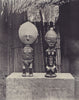 Fetishes, probably West Africa. STODDARD 1895 old antique print picture