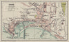 DOVER town city plan. Kent 1920 old antique vintage map chart