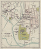 SALISBURY town city plan. Wiltshire 1920 old antique vintage map chart
