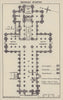 Beverley Minster ground floor plan. Yorkshire 1920 old antique map chart
