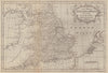 A new map of England and Wales divided into counties… ROLLOS 1766 old