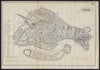VENICE VENEZIA antique town plan city map. Italy. BRADSHAW 1893 old