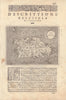 Descrittione dell' Isola di Sardigna. PORCACCHI. Sardinia Sardegna 1590 map