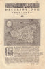 Descrittione dell' Isola di Sicilia. PORCACCHI. Sicily Italy 1590 old map