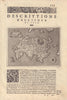Descrittione dell' Isola di Scio. PORCACCHI. Chios North Aegean 1590 old map