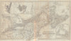 British Possessions in North America. Canada Montreal Quebec. HALL c1843 map