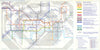 LONDON UNDERGROUND tube map. DLR King George V extension u/c. August 2003