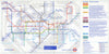LONDON UNDERGROUND tube map. Woolwich Arsenal DLR under construction. July 2007