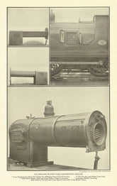 AN ENGLISH WATER-TUBE LOCOMOTIVE BOILER. Railways 1907 old antique print