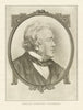 William Makepeace Thackeray. England 1907 old antique vintage print picture