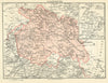 BRITISH INDIA. Cashmere. Kashmir 1905 old antique vintage map plan chart
