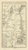 #154 Carlow to Tullow, Bunclody & Enniscorthy. Clonegall TAYLOR/SKINNER 1778 map
