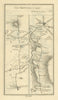 #206 From Portumna to Gort. Galway. TAYLOR/SKINNER 1778 old antique map chart