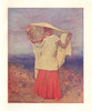 Late Afternoon. Indian lady. Mortimer Menpes 1905 old antique print picture