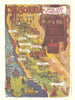 California - Wine land of America by Amado Gonzalez 1965 (1979) old map