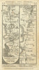 London-Greenwich-Dartford-Gravesend-Chatham road strip map PATERSON 1785