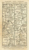 Wrotham-Aylesford-Maidstone-Ashford-Mersham road strip map PATERSON 1785