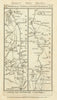 Shaftesbury-Sherborn-Yeovil-Crewkerne road strip map PATERSON 1785 old