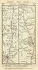 Exeter - Chagford - Okehampton - Bridestowe road strip map PATERSON 1785