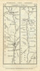 Carmarthen - St. Clears - Narberth - Wiston road strip map PATERSON 1785