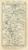 Wheatley - Oxford - Islip - Woodstock road strip map PATERSON 1785 old