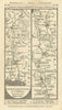 Hampstead-Barnet-Hatfield-Welwyn-Stevenage road strip map PATERSON 1785