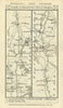 Greta Bridge-Barnard Castle-Bowes-Warcop road strip map PATERSON 1785 old