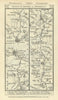 Sheffield - Ecclesfield - Barnsley - Wakefield road strip map PATERSON 1785