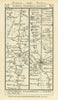 Sleaford - Lincoln road strip map PATERSON 1785 old antique plan chart