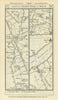 Glanford Bridge - Barton - Hull road strip map PATERSON 1785 old antique
