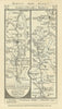 Stafford-Newcastle/Lyme-Stoke/Trent-Knutsford road strip map PATERSON 1785