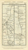 Warrington-Newton-le-Willows-Wigan-Chorley road strip map PATERSON 1785