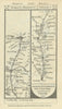 Stockport-Manchester. Puckeridge-Barley road strip map PATERSON 1785 old