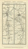 Cambridge - Ely road strip map PATERSON 1785 old antique plan chart