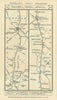 Mildenhall-Thetford-Attleborough-Wymondham road strip map PATERSON 1785