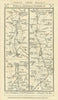 Thame-Aylesbury-Ivinghoe-Dunstable-Luton road strip map PATERSON 1785 old