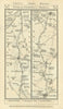 Tetbury-Cirencester-Barnsley-Bibury-Burford road strip map PATERSON 1785