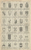 Family coats of arms of benefactors to Blome's Britannia. Folio 6 #153-182 1673