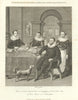 Christopher Columbus and his sons Diego and Ferdinand. EDWARDS 1794 old print