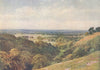 From Chequers Park, Buckinghamshire by Sutton Palmer 1920 old antique print
