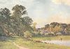 Gayhurst, Buckinghamshire by Sutton Palmer 1920 old antique print picture