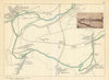 RIVER THAMES Abingdon Sutton Courtney Wittenham Clifton Hampden. TAUNT 1879 map